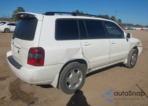 2004 Toyota Highlander Limited V6 z USA, uszkodzony, nr VIN JTEDP21A840040313